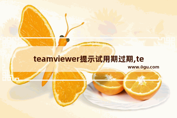 teamviewer提示试用期过期,teamviewer到期不续费