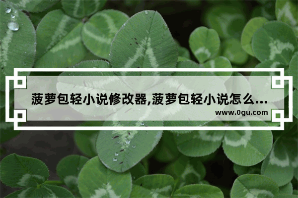 菠萝包轻小说修改器,菠萝包轻小说怎么注销账号