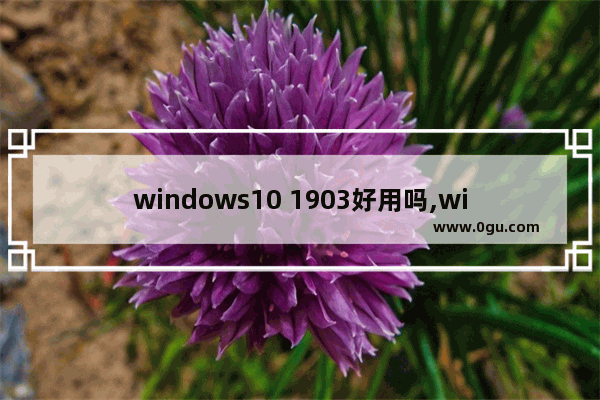 windows10 1903好用吗,win10出了1903版了,众多新旧版本中哪个好