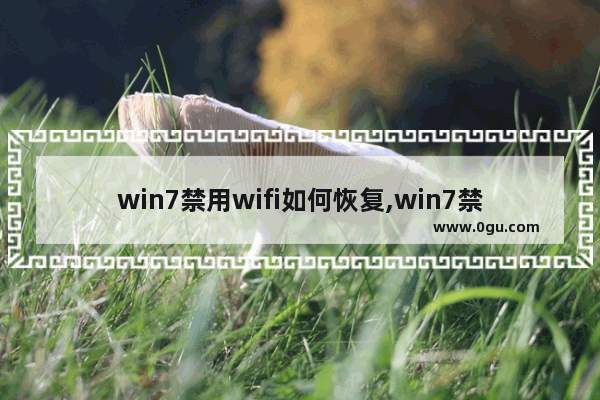 win7禁用wifi如何恢复,win7禁用无线网络怎么恢复