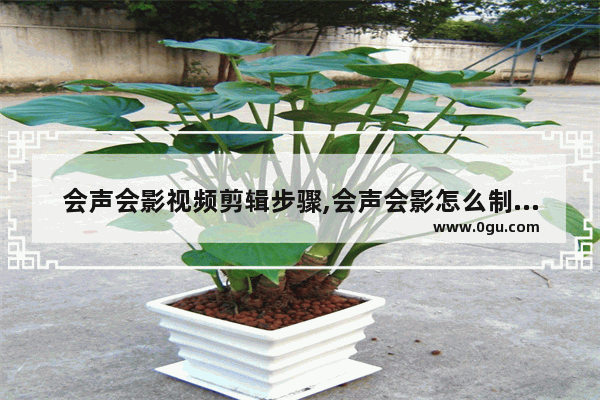 会声会影视频剪辑步骤,会声会影怎么制作视频教程
