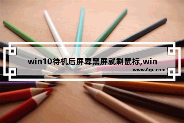 win10待机后屏幕黑屏就剩鼠标,win10黑屏无鼠标