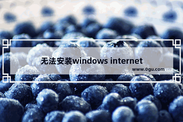 无法安装windows internet explorer,win10 internet explorer未能完成安装