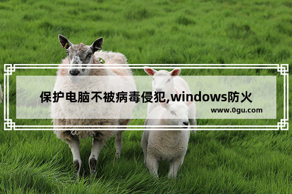保护电脑不被病毒侵犯,windows防火墙能帮助阻止计算机病毒