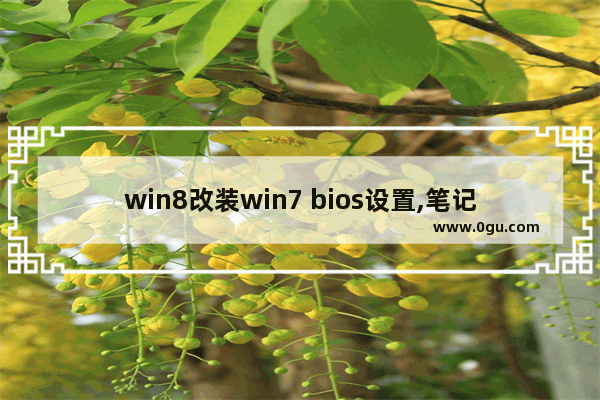 win8改装win7 bios设置,笔记本装win7改BIOS