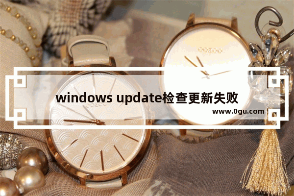 windows update检查更新失败怎么办,Windows检查更新失败