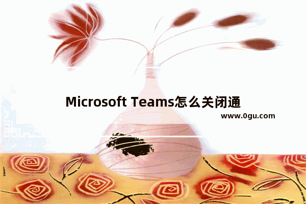Microsoft Teams怎么关闭通知声音