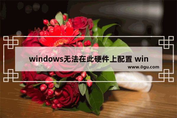 windows无法在此硬件上配置 win10,windows不支持的硬件怎么解决