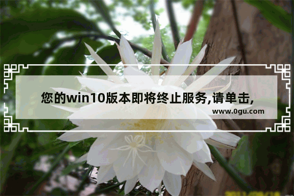 您的win10版本即将终止服务,请单击,你的windows10版本即将终止服务请单击