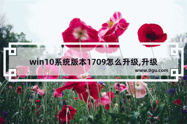 win10系统版本1709怎么升级,升级win10最低要求
