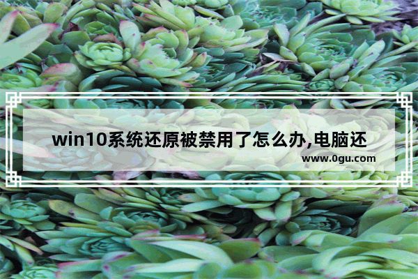 win10系统还原被禁用了怎么办,电脑还原被禁用了怎么办