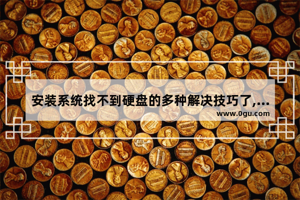 安装系统找不到硬盘的多种解决技巧了,安装系统找不到硬盘的多种解决技巧是什么