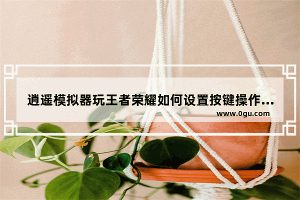 逍遥模拟器玩王者荣耀如何设置按键操作,用模拟器玩王者荣耀怎么设置按键