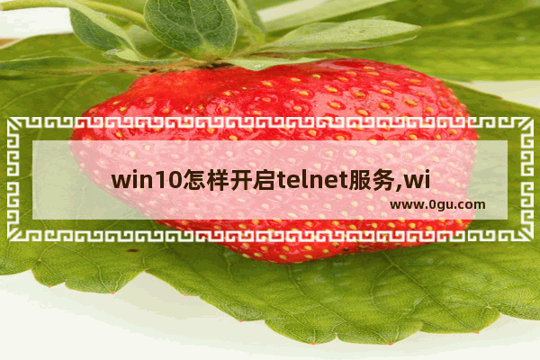 win10怎样开启telnet服务,win10如何启用telnet