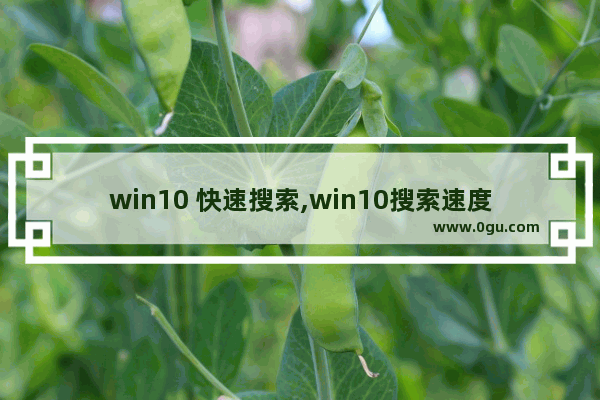 win10 快速搜索,win10搜索速度可能较慢,因为未运行索引