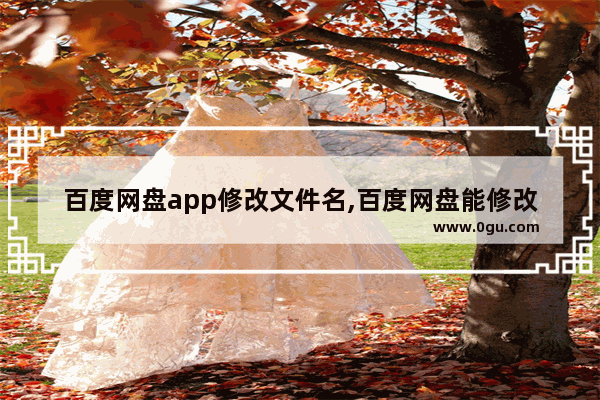 百度网盘app修改文件名,百度网盘能修改昵称吗