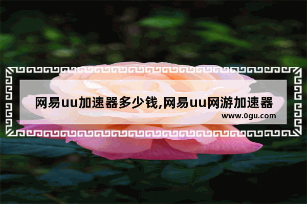 网易uu加速器多少钱,网易uu网游加速器多少钱一个月