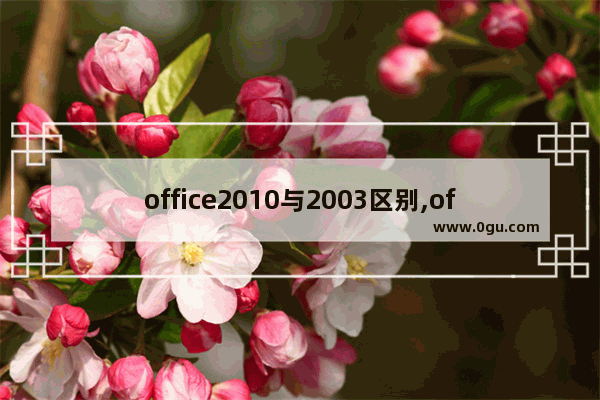 office2010与2003区别,office2003和2007哪个好用