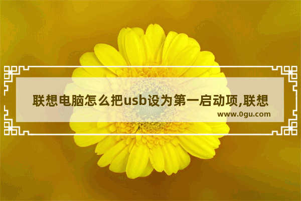 联想电脑怎么把usb设为第一启动项,联想台式电脑怎么设置usb为第一启动