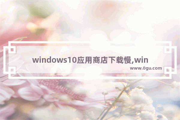 windows10应用商店下载慢,win10商店下载速度实在太慢了