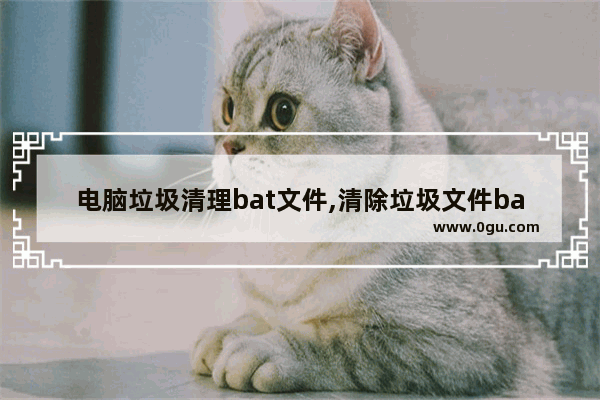 电脑垃圾清理bat文件,清除垃圾文件bat 1