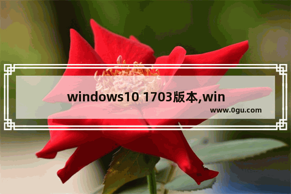 windows10 1703版本,win10 1703 1709 1803 1903