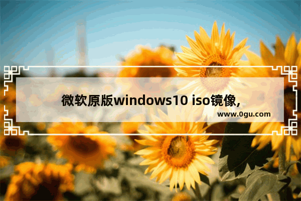 微软原版windows10 iso镜像,win10 1803版本下载