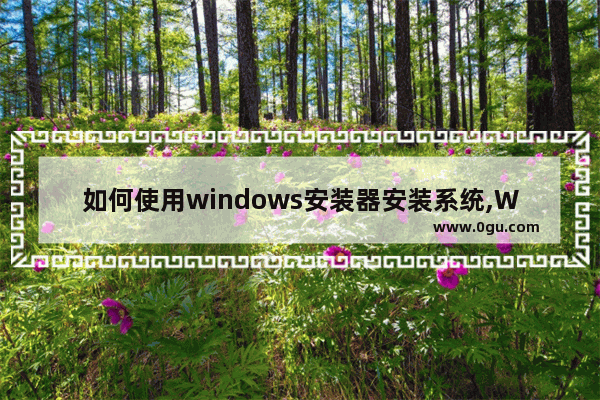 如何使用windows安装器安装系统,Windows系统如何安装