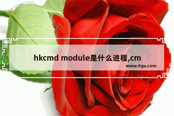hkcmd module是什么进程,cmd.exe已退出