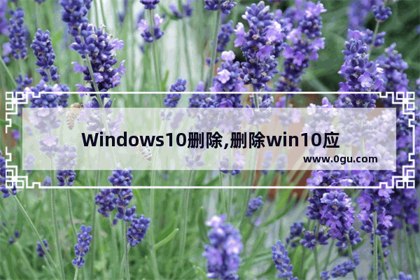 Windows10删除,删除win10应用