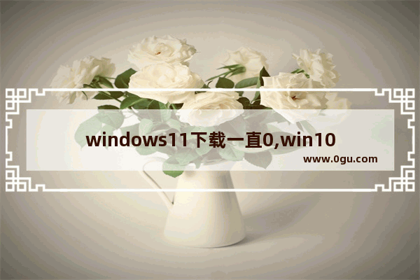 windows11下载一直0,win10下载0%卡住不动