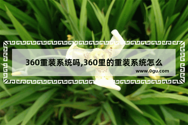 360重装系统吗,360里的重装系统怎么样