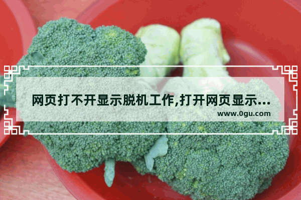 网页打不开显示脱机工作,打开网页显示处于脱机状态