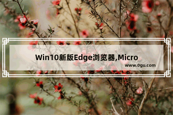 Win10新版Edge浏览器,Microsoft Edge最新版本