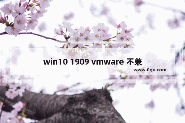 win10 1909 vmware 不兼容,vmware导致win10无法更新