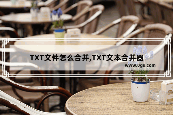 TXT文件怎么合并,TXT文本合并器