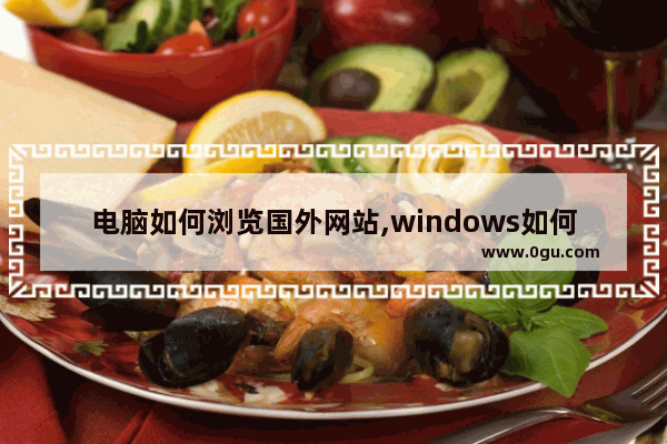 电脑如何浏览国外网站,windows如何访问国外的网站