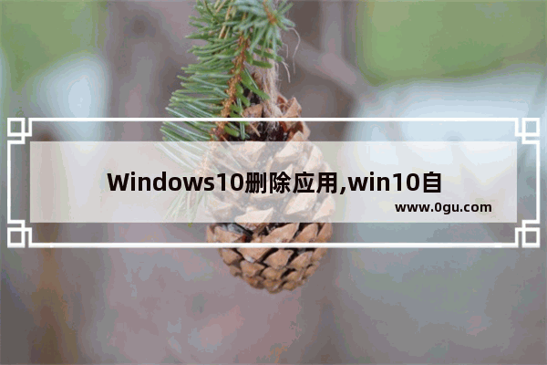 Windows10删除应用,win10自动删除应用程序