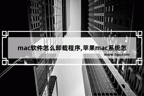 mac软件怎么卸载程序,苹果mac系统怎么卸载软件