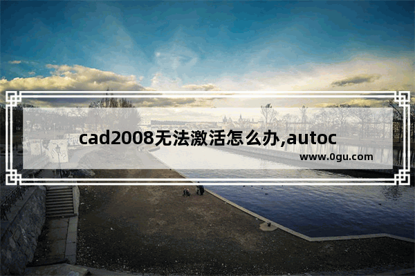 cad2008无法激活怎么办,autocad2014无法激活怎么办