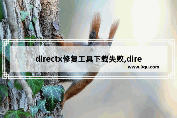 directx修复工具下载失败,directx修复不了