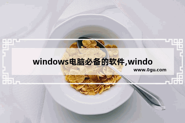 windows电脑必备的软件,windows好用软件