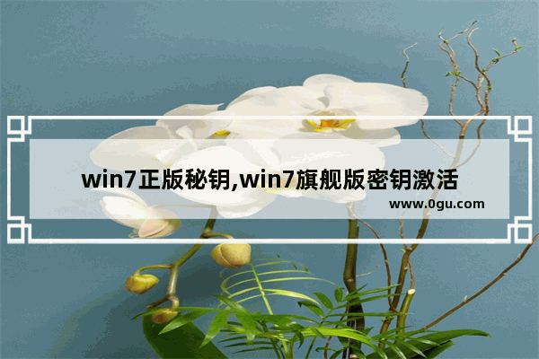 win7正版秘钥,win7旗舰版密钥激活码永久版