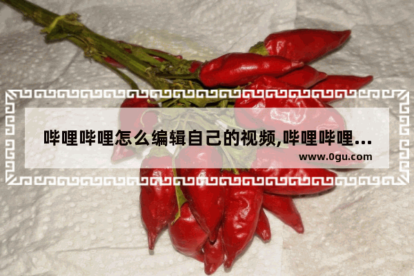 哔哩哔哩怎么编辑自己的视频,哔哩哔哩视频编辑器