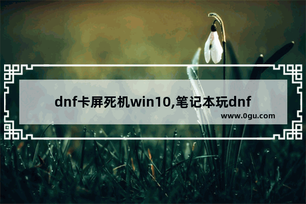 dnf卡屏死机win10,笔记本玩dnf卡屏怎么办