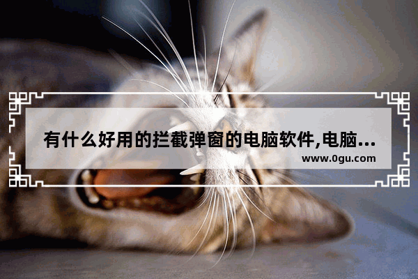 有什么好用的拦截弹窗的电脑软件,电脑拦截弹屏的软件