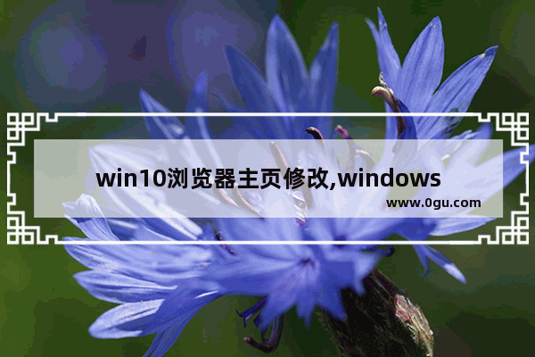 win10浏览器主页修改,windows10修改默认浏览器