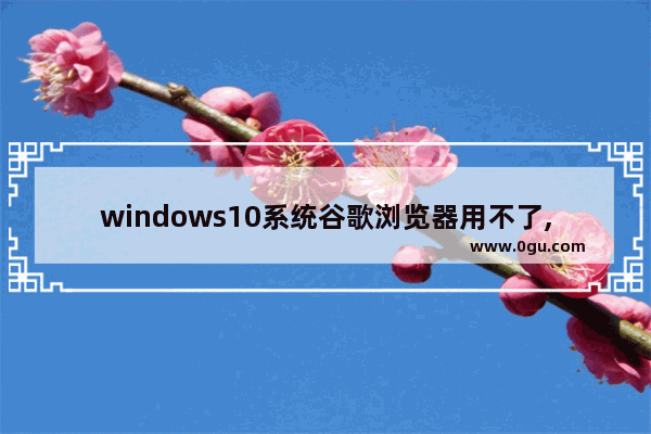windows10系统谷歌浏览器用不了,win10谷歌浏览器无法访问此网站怎么解决