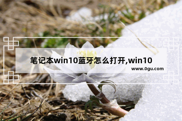 笔记本win10蓝牙怎么打开,win10电脑打开蓝牙步骤