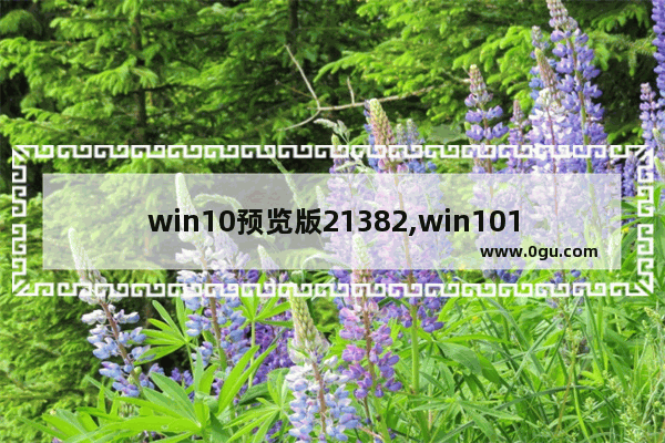 win10预览版21382,win101809版本怎么样